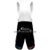 Completo Maglia + Pantaloncino con bretelle 2023 Baloise-Trek Lions Campione Olandese Manica Corta Rosso Blu Bianco